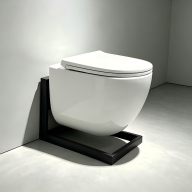 Wall hung toilet